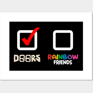 Doors or Rainbow Friends! Posters and Art